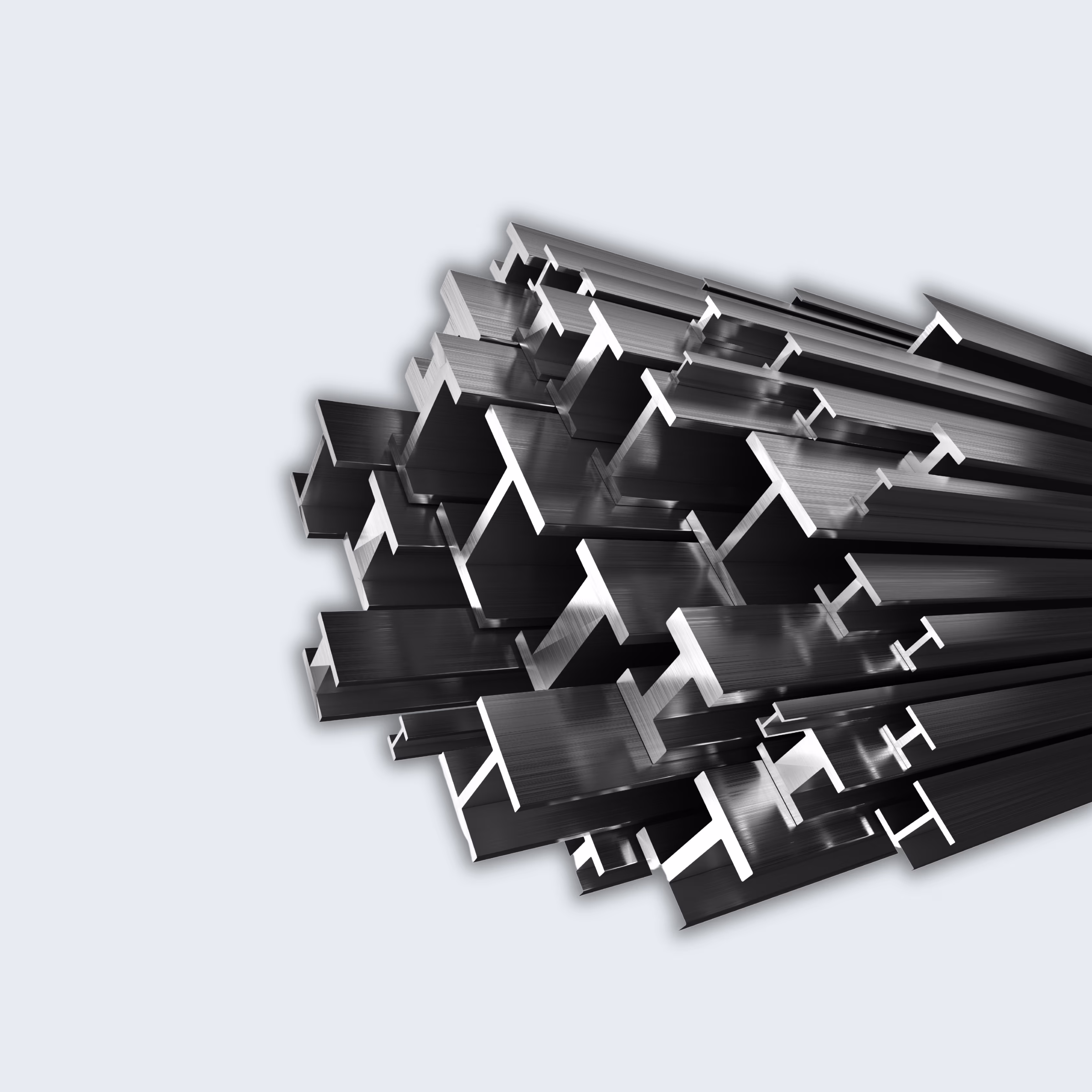 Order Heavy-Duty MS Beams Online | IndiaSteelHub